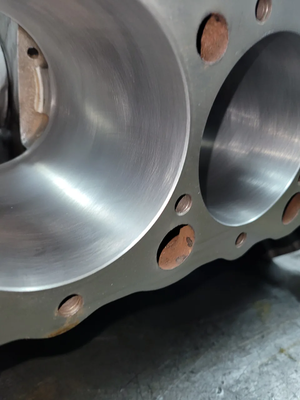 Cylinder bore and deck machining detail from the Big 3 archive