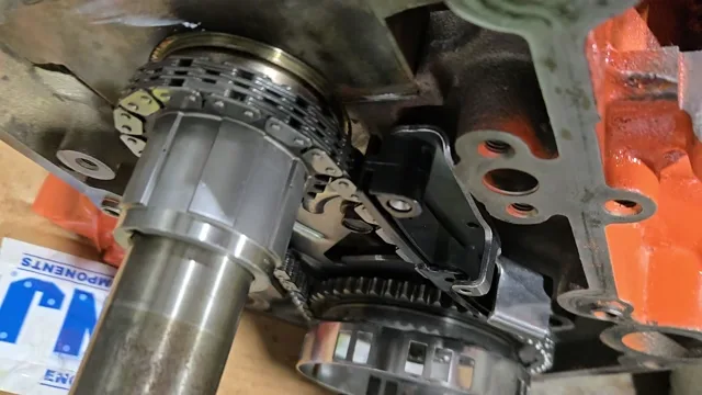 HEMI rotating assembly during shop work