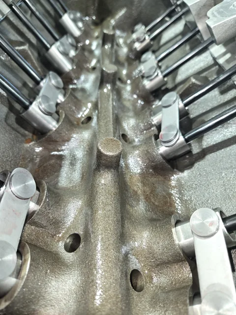 Lifter and pushrod assembly detail
