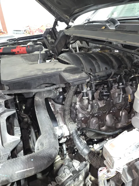 Drivetrain work in the engine bay